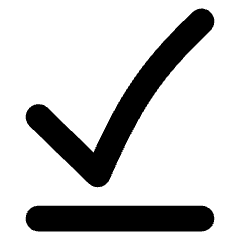 Check Download Done Offline Icon from Flex Solid Set