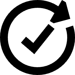 Check Forward Icon from Sharp Remix Set