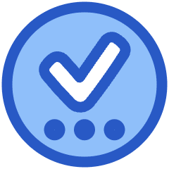 Check Preliminary Steps Circle Icon from Plump Duo Set