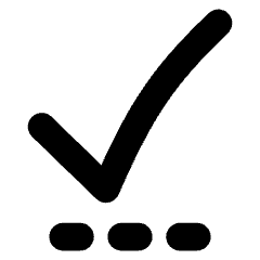 Check Preliminary Steps Icon from Flex Solid Set