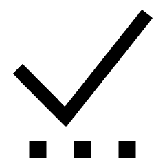 Check Preliminary Steps Icon from Sharp Line Set