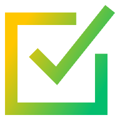 Check Square 2 Icon from Sharp Gradient Set