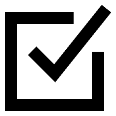 Check Square 2 Icon from Sharp Solid Set