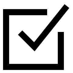 Check Square 2 Icon from Sharp Line Set