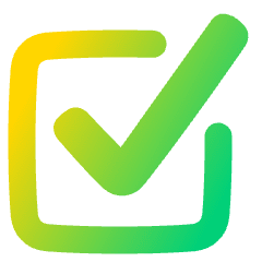 Check Square 2 Icon from Plump Gradient Set
