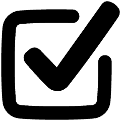 Check Square 2 Icon from Plump Solid Set