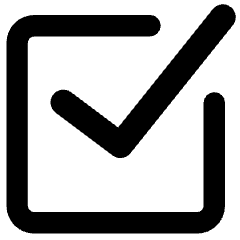 Check Square 2 Icon from Core Remix Set