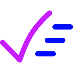 Check Sweep Clear Content Icon from Flex Neon Set