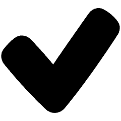 Check Thick Icon from Plump Solid Set