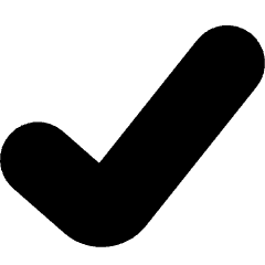 Check Thick Icon from Core Solid Set