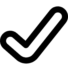 Check Thick Icon from Core Remix Set