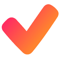 Check Thick Icon from Plump Gradient Set