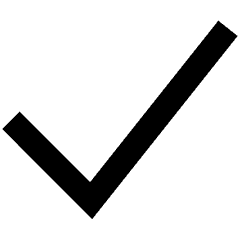 Check Icon from Sharp Remix Set