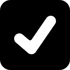 Validation Check Square 1 Icon from Micro Solid Set