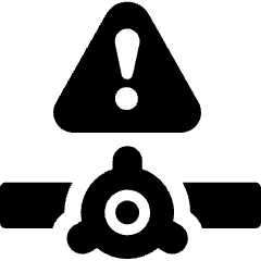 Valve Caution 1 Icon from Ultimate Bold Set