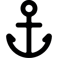 Anchor Icon from Ultimate Bold Set