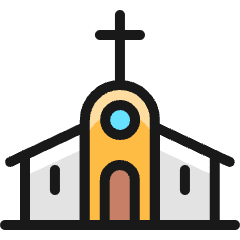 Church Icon from Ultimate Colors Set