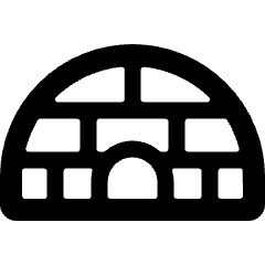 Igloo Icon from Ultimate Bold Set