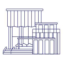 Modern House Illustration from UX Line Set