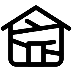 Shanty House Icon from Ultimate Regular Set