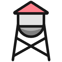 Tower Icon from Ultimate Colors Set