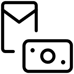 Red Envelope Bank Icon from Ultimate Light Set