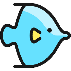 Fish Icon from Ultimate Colors Set