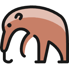 Anteater Icon from Ultimate Colors Set