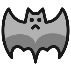 Bat Fly Icon from Ultimate Colors Set