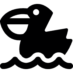 Pelican Icon from Ultimate Bold Set