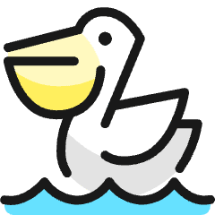 Pelican Icon from Ultimate Colors Set