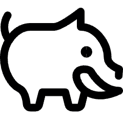 Wild Pig Body Icon from Ultimate Regular Set