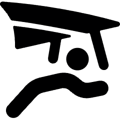 Sport Paragliding Icon from Ultimate Bold Set