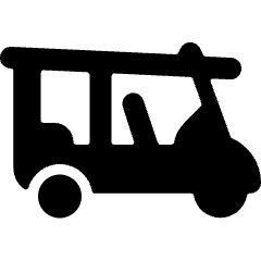 Tuk Tuk Icon from Ultimate Bold Set