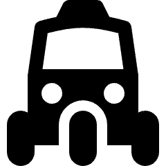 Various Took Took Taxi Icon from Nova Solid Set