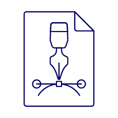 Vector File Illustration from UX Line Set