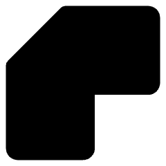 Bevel Corner Icon from Core Solid Set