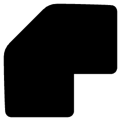 Bevel Corner Icon from Plump Solid Set