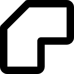 Bevel Corner Icon from Micro Line Set