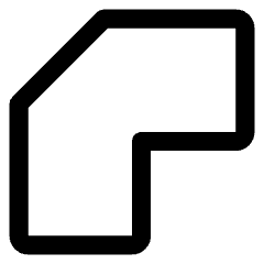 Bevel Corner Icon from Core Line Set