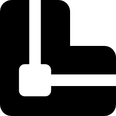 Center Stroke Icon from Micro Solid Set