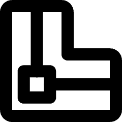 Center Stroke Icon from Micro Line Set