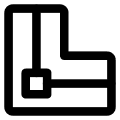 Center Stroke Icon from Core Line Set