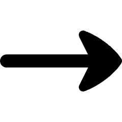 End Point Arrow Icon from Flex Solid Set