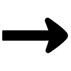 End Point Arrow Icon from Plump Solid Set