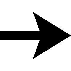 End Point Arrow Icon from Sharp Solid Set