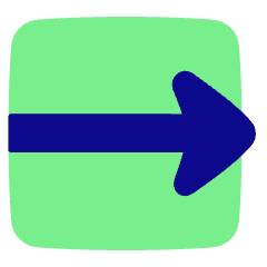 End Point Arrow Icon from Plump Pop Set
