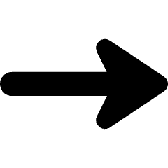 End Point Arrow Icon from Core Solid Set