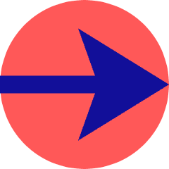 End Point Arrow Icon from Sharp Pop Set