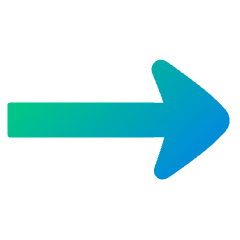 End Point Arrow Icon from Plump Gradient Set